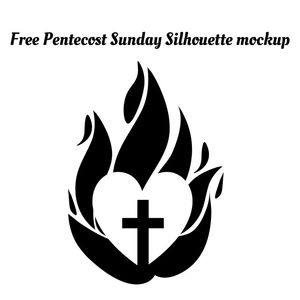 Pentecost Sunday Silhouette