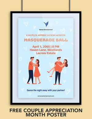 Couple Appreciation Month Poster