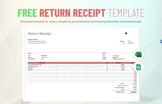 Return Receipt