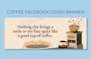 Coffee Facebook Cover Banner