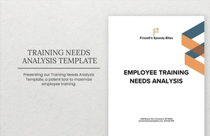 Training Needs Analysis Template