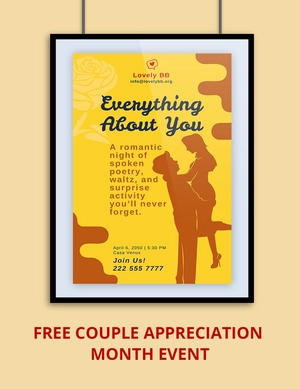 Couple Appreciation Month Event