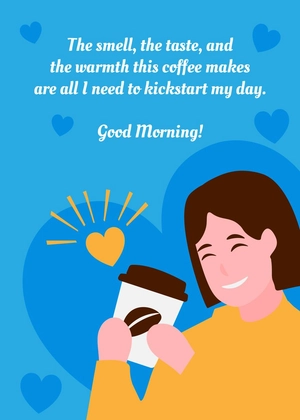 Coffee Greeting Card