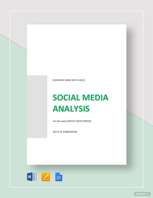 Social media Analysis Template