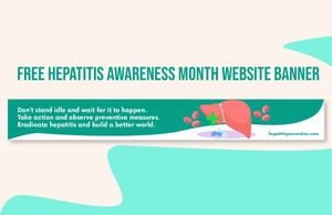 Hepatitis Awareness Month Website Banner