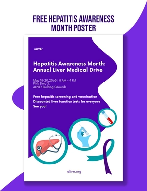 Hepatitis Awareness Month Poster