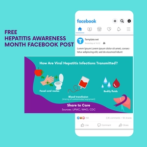 Hepatitis Awareness Month Facebook Post