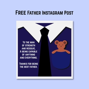 Father Instagram Post