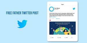 Father Twitter Post
