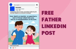 Father Linkedin Post