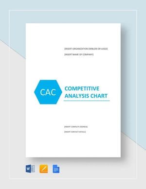 Competitive Analysis Chart Template Competitive Analysis Chart Template