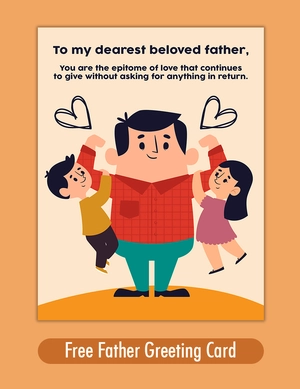 Father Greeting Card