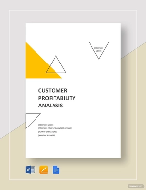 Customer Profitability Analysis Template