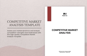 Competitive Market Analysis Template