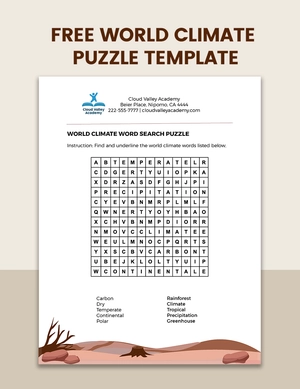World Climate Puzzle