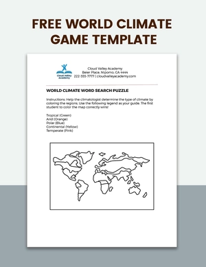 World Climate Game
