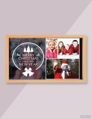 Christmas Family Photo Card Template