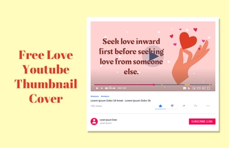 Love Youtube Thumbnail Cover