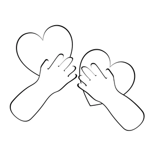 Love Outline Clipart