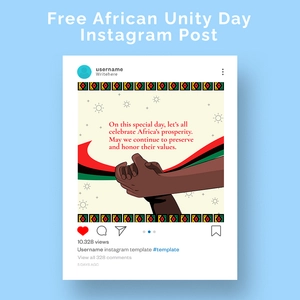 African Unity Day Instagram Post