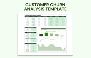 Customer Churn Analysis Template
