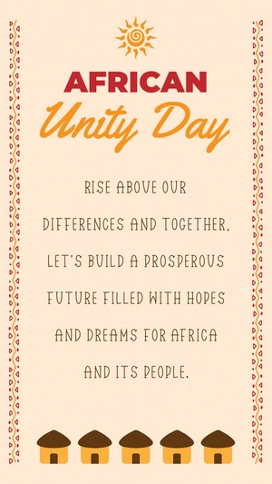 African Unity Day Whatsapp Status