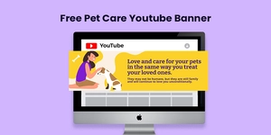 Pet Care Youtube Banner
