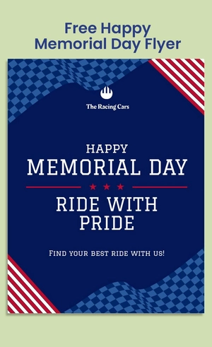 Happy Memorial Day Flyer