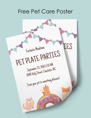 Pet Care Poster
