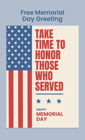 Memorial Day Greeting