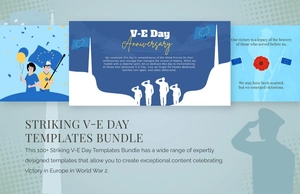 30+ Striking V-E Day Templates Bundle