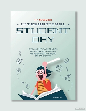 International Students' Day Greeting Card Template