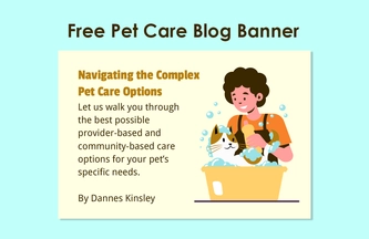 Pet Care Blog Banner