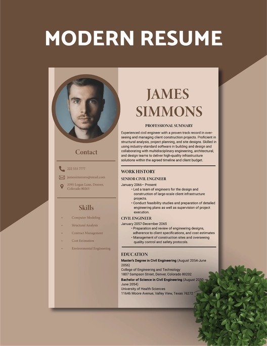 Modern Resume Template