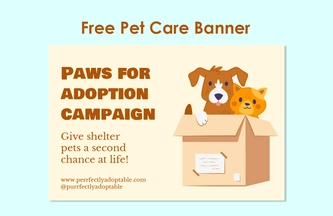 Pet Care Banner