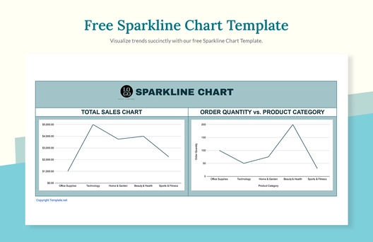 Sparkline Chart Template