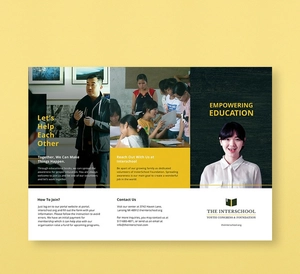Education Trifold Brochure Template