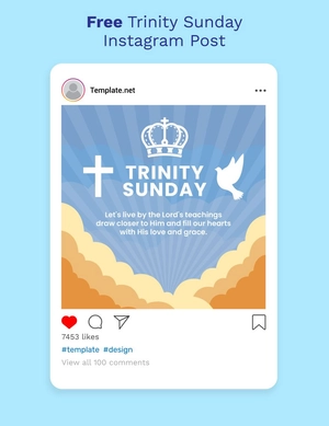 Trinity Sunday Instagram Post