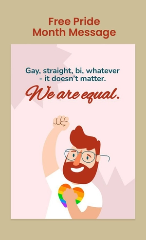 Pride Month Message