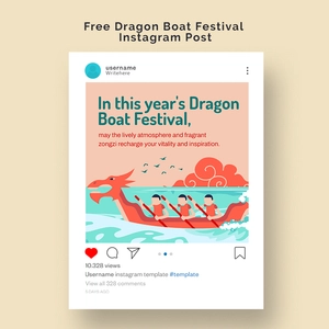 Dragon Boat Festival Instagram Post