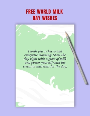 World Milk Day Wishes