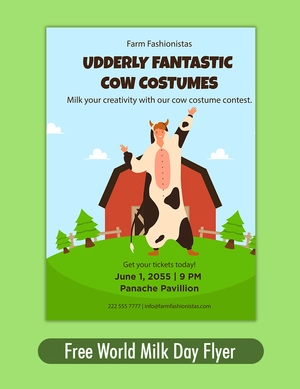 World Milk Day Flyer