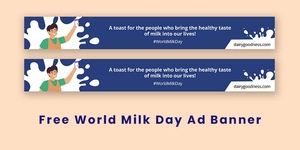 World Milk Day Ad Banner