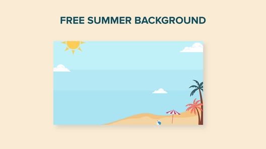 Summer Background Template