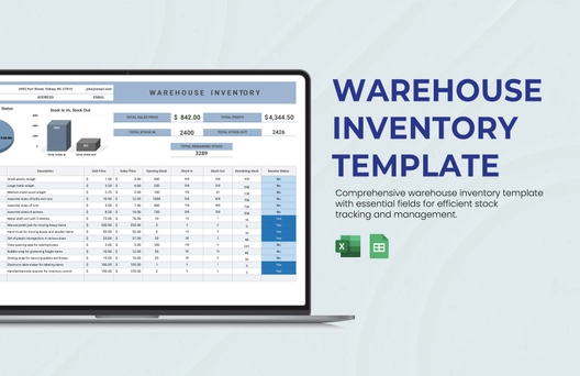 Warehouse Inventory Template Warehouse Inventory Template