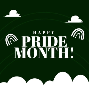 Pride Month Chalk Design Vector