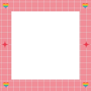 Pride Month Border Vector