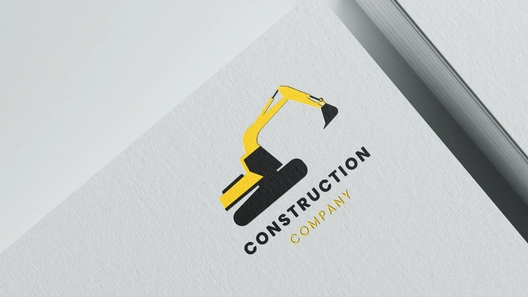 Construction Earthmoving Equipment Logo