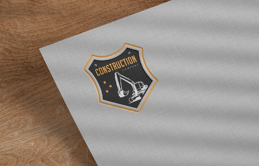 Construction Badge Logo