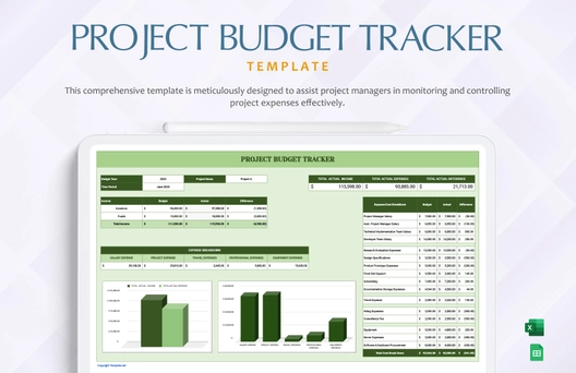 Project Budget Tracker Template